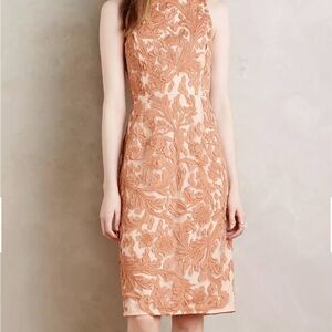 ANTHROPOLOGIE | PANKAJ & NIDHI NEW Penelope Pencil Dress Women’s Size 10